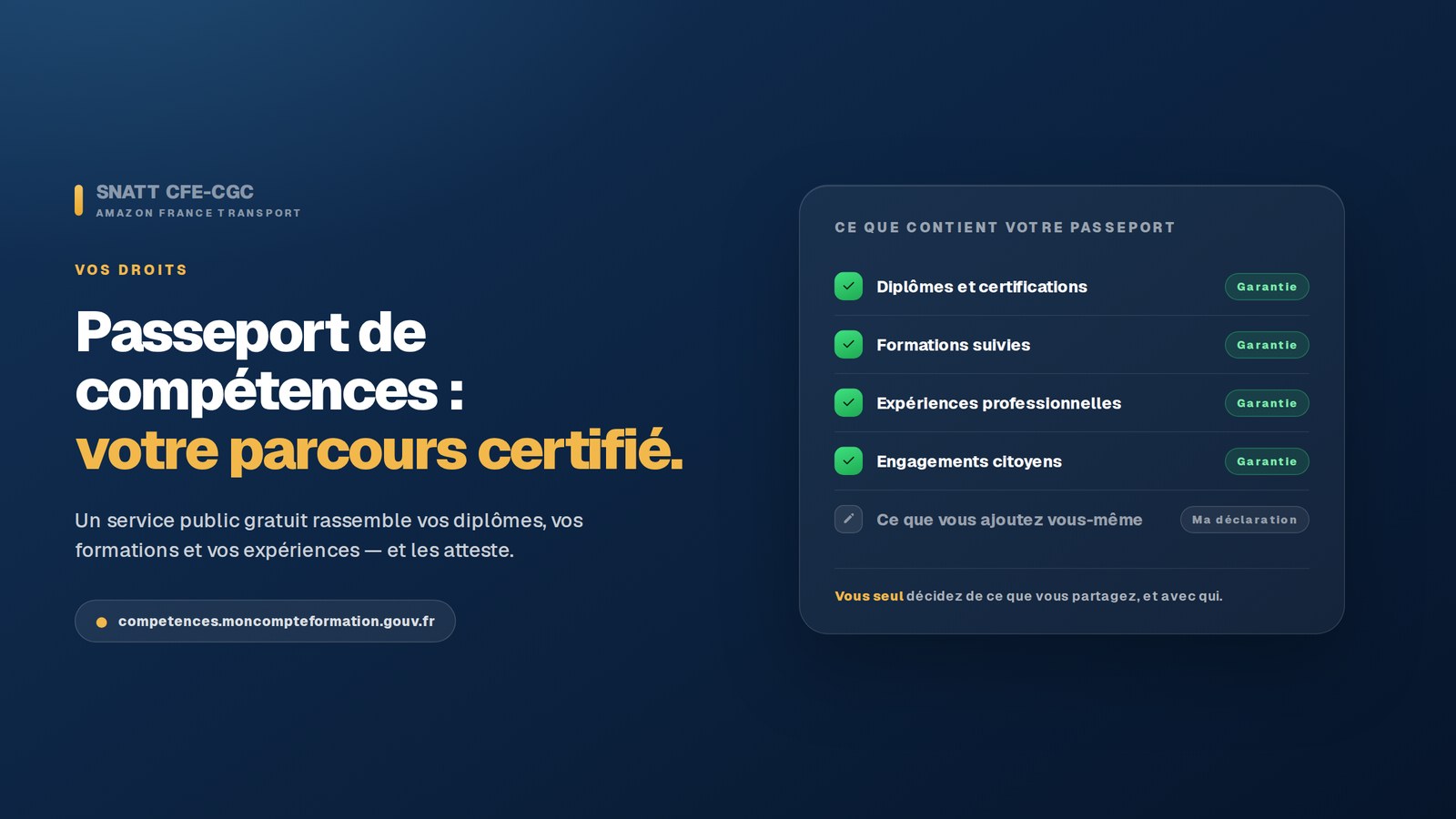 Passeport de compétences : votre parcours certifié, gratuitement